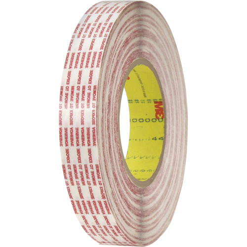 Double-Coated Tape, Polypropylene, 13 mm (1/2") W x 110 m (360') L, 6 mils Thick Distribution Jean Lapalme
