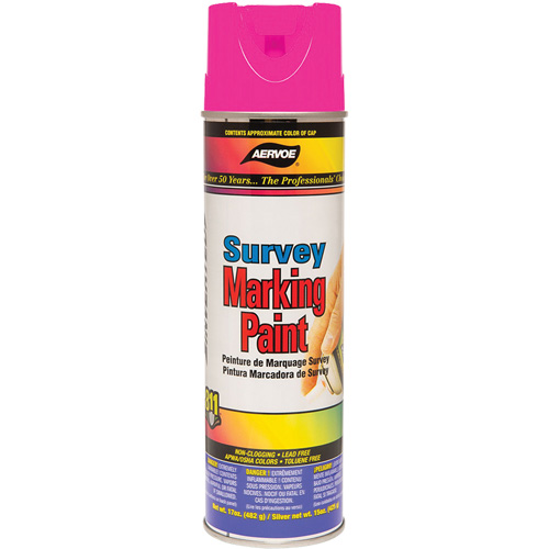 Peinture de marquage &agrave; base de solvant, 17 oz, Canette a&eacute;rosol Distribution Jean Lapalme