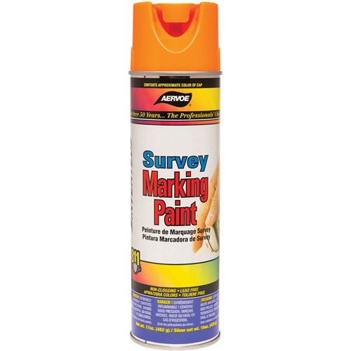 Solvent-Based Marking Paint, 17 oz., Aerosol Can Distribution Jean Lapalme