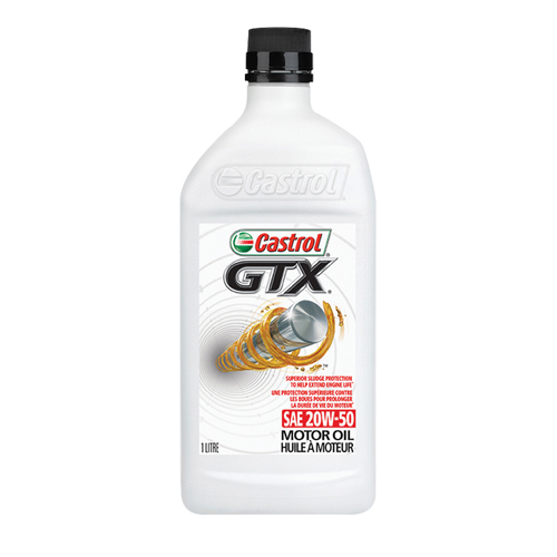 GTX&reg; 20W50 Motor Oil, 1 L, Bottle Distribution Jean Lapalme