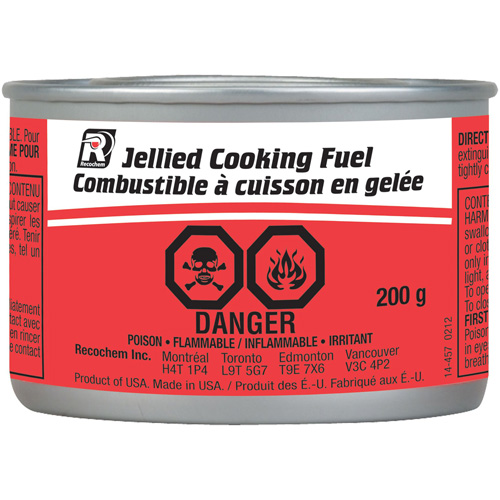 Jellied Cooking Fuel Distribution Jean Lapalme