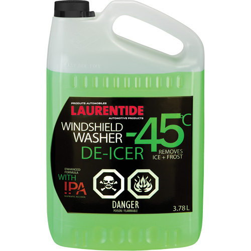 Liquide lave-glace & d&eacute;glaçant Laurentide, Cruche, 3,78 L Distribution Jean Lapalme