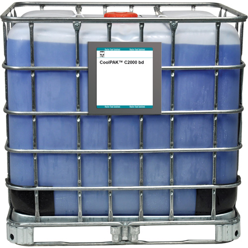 Liquide pour le travail des m&eacute;taux synth&eacute;tique CoolPAK, R&eacute;servoir GRV Distribution Jean Lapalme
