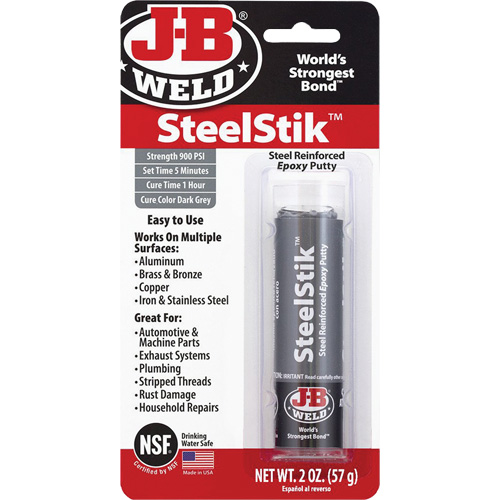 SteelStik Epoxy, 2 oz., Stick, Grey Distribution Jean Lapalme