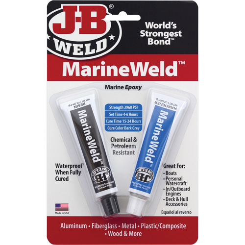 MarineWeld Epoxy, Two-Part, Tube, 3 oz., Grey Distribution Jean Lapalme