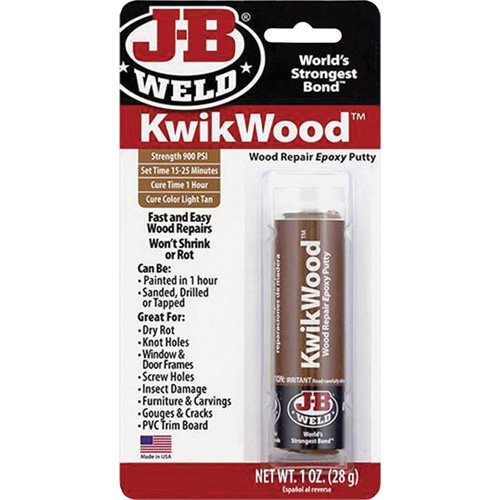 Colle &eacute;poxyde KwikWood, 2 oz, B&acirc;ton, Havane Distribution Jean Lapalme
