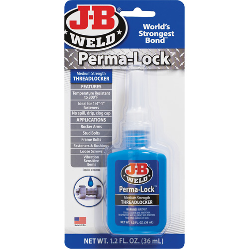 Compos&eacute; de blocage Perma-Lock, Bleu, Moyen, 36 ml, Bouteille Distribution Jean Lapalme