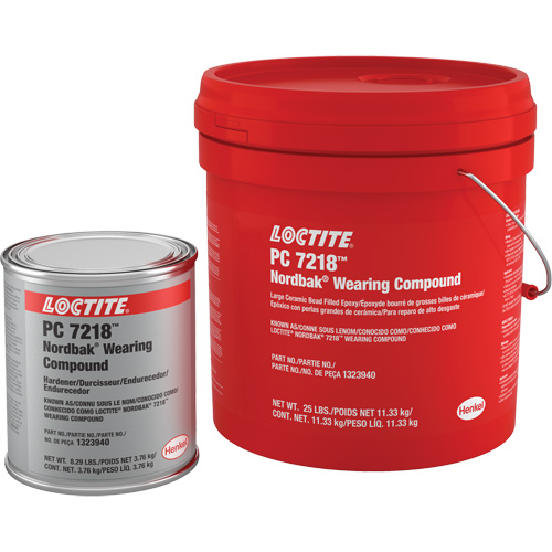 Compos&eacute; anti-usure 7218, 25 lb, Seau, Deux composants, Gris Distribution Jean Lapalme