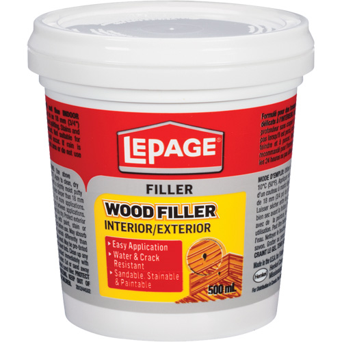 Interior and Exterior Wood Filler, 500 ml Distribution Jean Lapalme