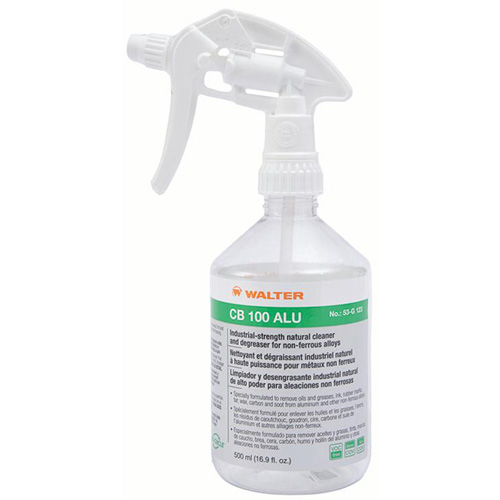 Nettoyant et d&eacute;graissant naturel CB 100 ALU, Bouteille &agrave; g&acirc;chette Distribution Jean Lapalme