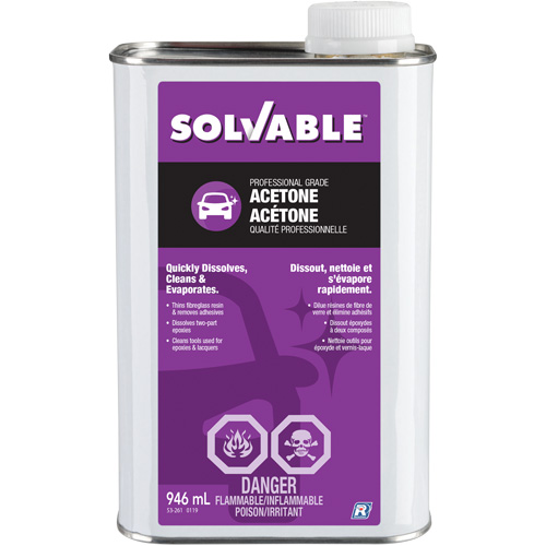 Ac&eacute;tone liquide, 946 ml Distribution Jean Lapalme