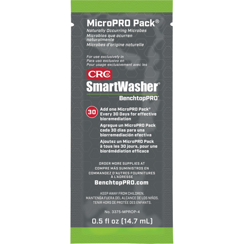 MicroPro Pack&reg; Microbial Cleaning Agent, 0.5 oz., Packet Distribution Jean Lapalme