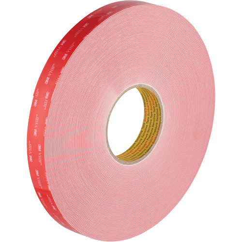 VHB Tape, 32.9 m (108') L x 1117.6 mm (44") W, 0.028 mm, Acrylic Distribution Jean Lapalme