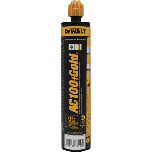 AC100+ Gold&reg; Adhesive Anchoring System Distribution Jean Lapalme