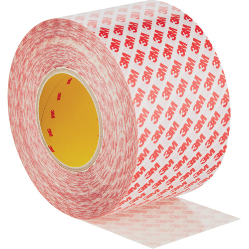 Ruban adh&eacute;sif double face, Polyester, 100 mm (3,93") la x 50 m (164') lo, 8 mils &eacute;pais Distribution Jean Lapalme