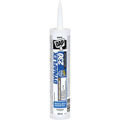 Scellant en &eacute;lastom&egrave;re de qualit&eacute; sup&eacute;rieure Dynaflex 230, 300 ml, Cartouche, Blanc Distribution Jean Lapalme