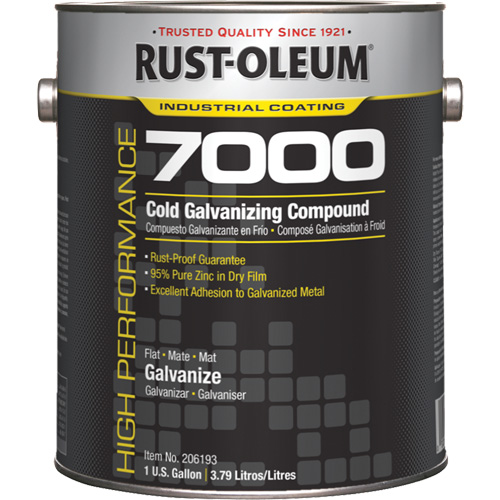 High-Performance 7000 System Cold Galvanizing Compound, Gallon Distribution Jean Lapalme