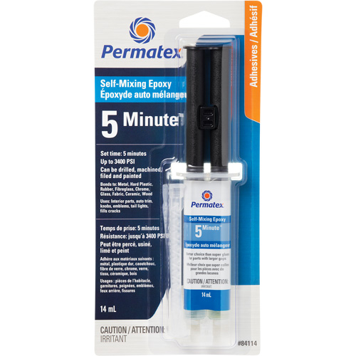 General Purpose Epoxy, 14 ml, Syringe, Two-Part, Clear Distribution Jean Lapalme