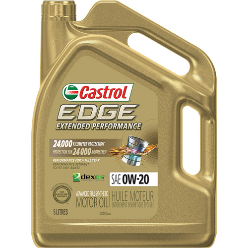 Edge&reg; Extended Performance 0W-20 Motor Oil, 5 L, Jug Distribution Jean Lapalme