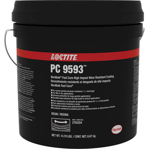 Rev&ecirc;tement de protection contre lusure 9593 Nordbak, Bleu, 10 kg, Seau Distribution Jean Lapalme