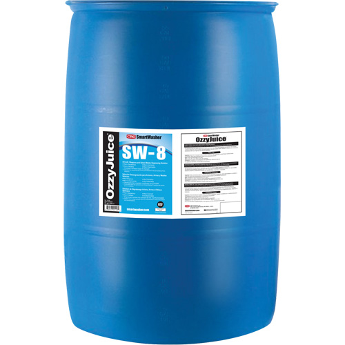 Produit d&eacute;graissant SmartWasher OzzyJuice SW-8 pour a&eacute;ronefs, armes et une s&eacute;lectin de m&eacute;taux, Baril Distribution Jean Lapalme