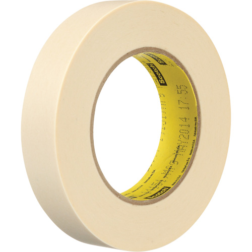 Scotch&reg; Flatback Masking Tape, 24 mm (1") x 55 m (180'), Tan Distribution Jean Lapalme