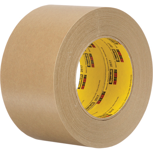 Scotch&reg; Flatback Masking Tape 2517, 72 mm (2-27/32") x 55 m (180'), Tan Distribution Jean Lapalme