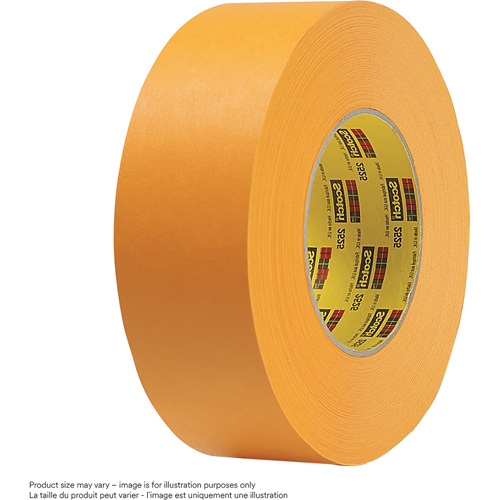 Ruban-cache plat Performance 2525, 72 mm (3") x 55 m (180'), Jaune Distribution Jean Lapalme