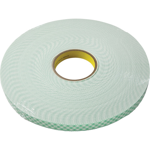 Double-Coated Urethane Foam Tape, 33 m (108') L x 9.5 mm (3/8") W, 60 mils, Urethane Distribution Jean Lapalme