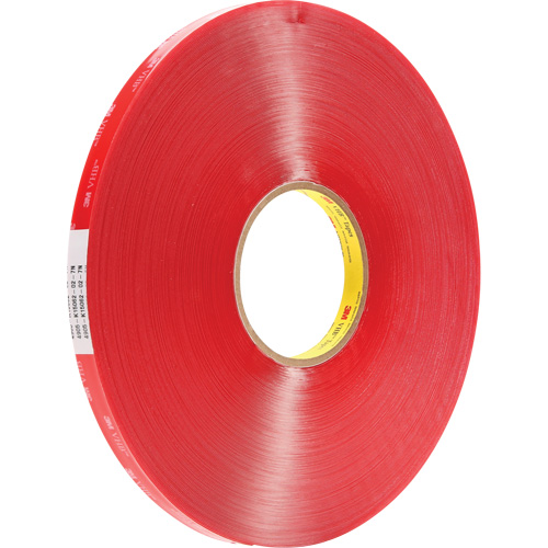 VHB Tape, 66 m (216') L x 6 mm (1/4") W, 23 mils, Acrylic Distribution Jean Lapalme