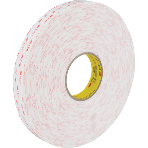 VHB Tape 4950, 33 m (108') L x 25.4 mm (1") W, 45 mils, Acrylic Distribution Jean Lapalme