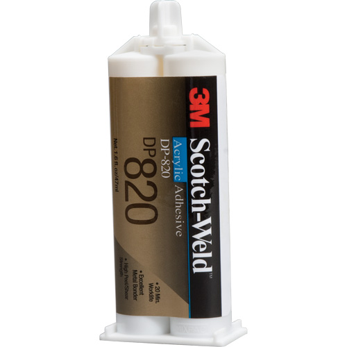 Scotch-Weld Acrylic Adhesive, Two-Part, Dual Cartridge, 1.6 fl. oz., Off-White Distribution Jean Lapalme