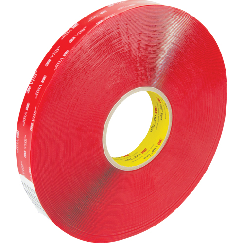 Ruban en mousse 4910, 33 m (108') lo x 25,4 mm (1") la, 40 mils, Acrylique Distribution Jean Lapalme