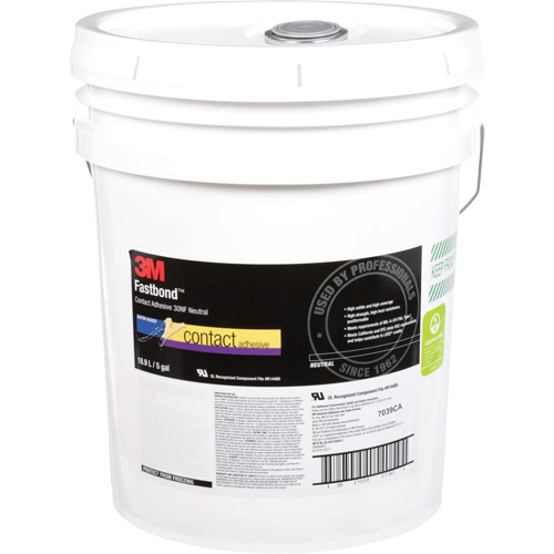 Adh&eacute;sif contact, Baril, 5 gal. Distribution Jean Lapalme