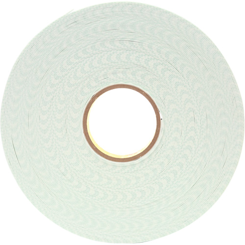 Double-Coated Urethane Foam Tape, 33 m (108') L x 25.4 mm (1") W, 62.5 mils, Urethane Distribution Jean Lapalme