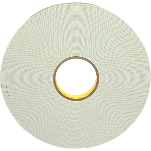 Double-Coated Foam Tape, 33 m (108') L x 25.4 mm (1") W, 62 mils, Urethane Distribution Jean Lapalme