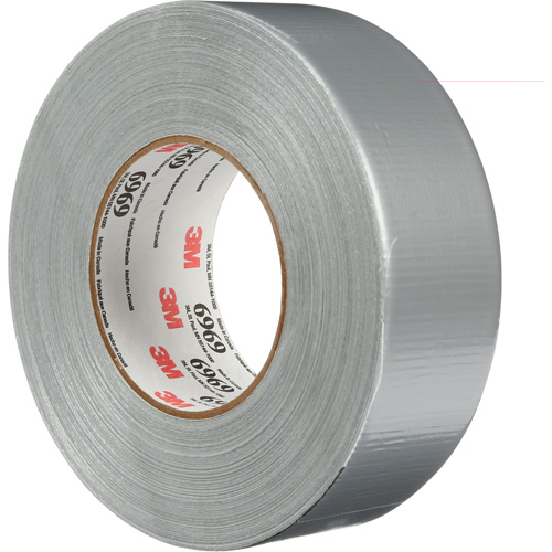 Ruban pour conduits extra robuste 6969, 10,7 mils, Argent, 48 mm (2") x 55 m (180') Distribution Jean Lapalme