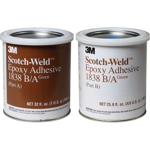Scotch-Weld Adhesive, 32 fl. oz., Pail, Two-Part, Green Distribution Jean Lapalme