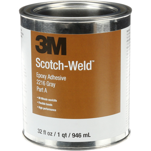 Scotch-Weld Adhesive, 32 fl. oz., Kit, Two-Part, Grey Distribution Jean Lapalme