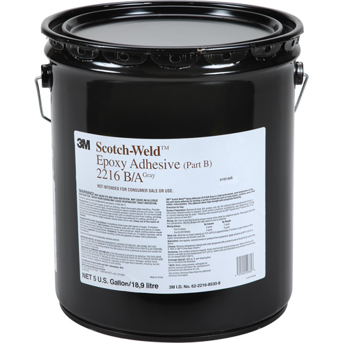 Adh&eacute;sif Scotch-Weld, 5 gal., Seau, Deux composants, Gris Distribution Jean Lapalme