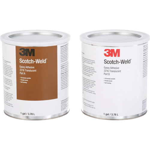 Adh&eacute;sif Scotch-Weld, 1 gal., Seau, Deux composants, Translucide Distribution Jean Lapalme