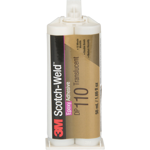 Adh&eacute;sif Scotch-Weld, 1,64 liq. oz., Cartouche double, Deux composants, Transparent Distribution Jean Lapalme