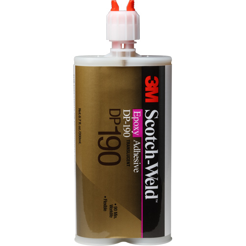 Adh&eacute;sif Scotch-Weld, 200 ml, Cartouche, Deux composants, Translucide Distribution Jean Lapalme