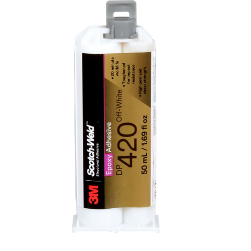 Adh&eacute;sif Scotch-Weld, 1,25 oz lq, Cartouche, Deux composants, Blanc cass&eacute; Distribution Jean Lapalme