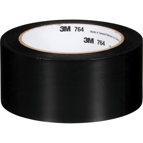 Ruban en vinyle pour travaux g&eacute;n&eacute;raux 764, 50,8 mm (2") la x 32,9 m (108') lo, 5 mils, Noir Distribution Jean Lapalme