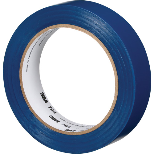 Ruban en vinyle pour travaux g&eacute;n&eacute;raux 764, 25,4 mm (1") la x 32,9 m (108') lo, 5 mils, Bleu Distribution Jean Lapalme