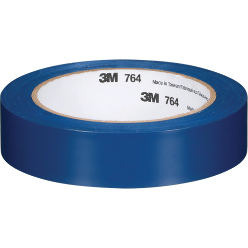 Ruban en vinyle pour travaux g&eacute;n&eacute;raux 764, 25,4 mm (1") la x 32,9 m (108') lo, 5 mils, Bleu Distribution Jean Lapalme