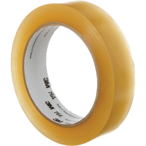 Ruban en vinyle pour travaux g&eacute;n&eacute;raux 764, 25,4 mm (1") la x 32,9 m (108') lo, 5 mils, Transparent Distribution Jean Lapalme