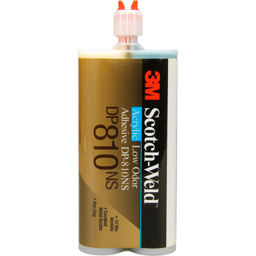Adh&eacute;sif acrylique &agrave; faible odeur Scotch-Weld, Deux composants, Cartouche, 200 ml, Blanc cass&eacute; Distribution Jean Lapalme