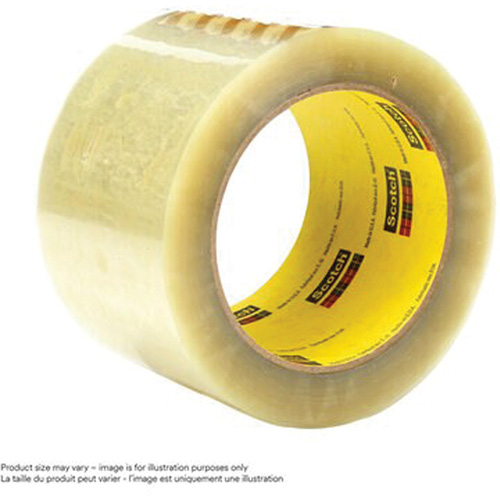 Scotch&reg; Box Sealing Tape 355, Hot Melt Adhesive, 3.15 mils, 36 mm (1-1/2") x 50 m (164') Distribution Jean Lapalme